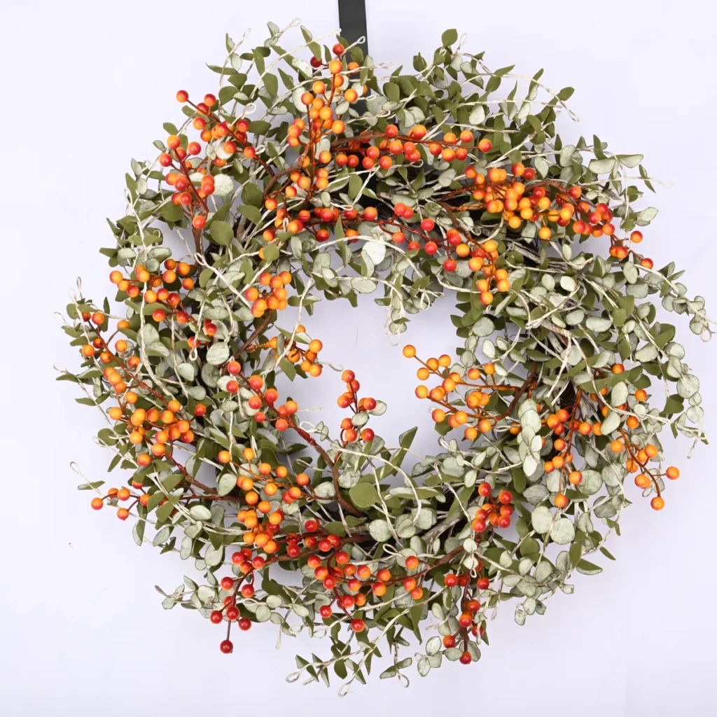 boho fall wreath