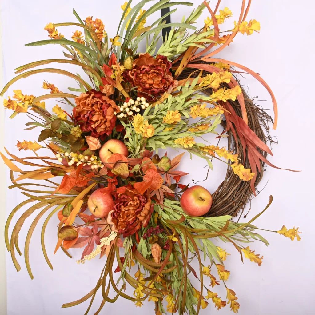 boho fall wreath