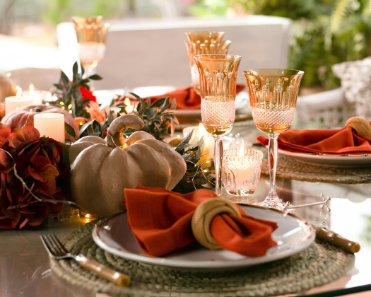 thanksgiving table decor
