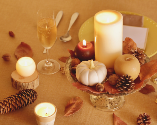 thanksgiving table decor
