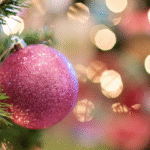 pink holiday decor