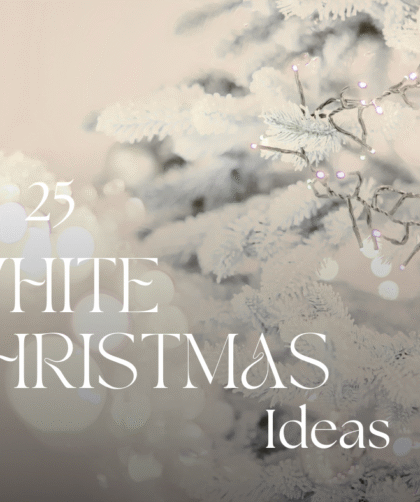 25 white christmas ideas
