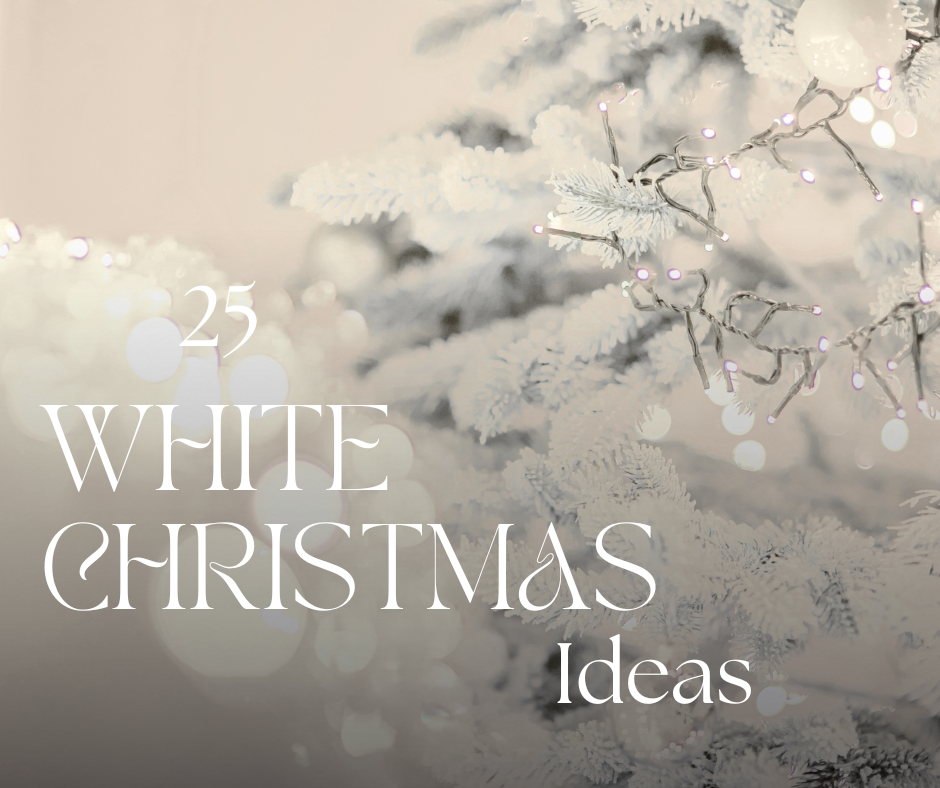 25 white christmas ideas