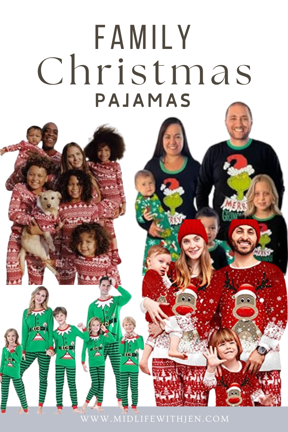 Matching Family Holiday Pajamas